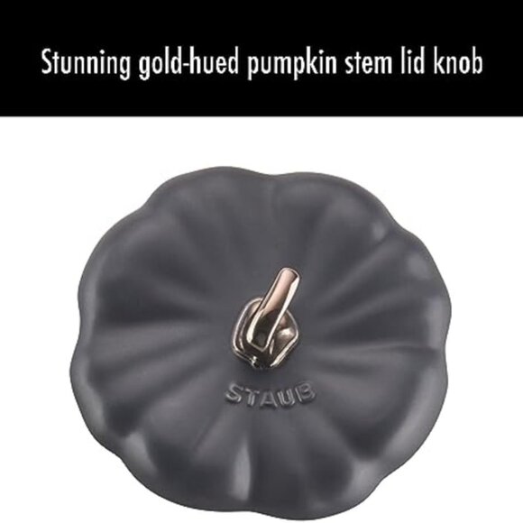 Ceramic 0.75-qt Petite Ceramic Pumpkin, Oven & Stove Safe up to 572°F, Pumpkin D - Picture 8 of 9